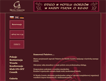 Tablet Screenshot of hotelgorzow.pl